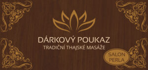 Dárkový poukaz na thajské masáže